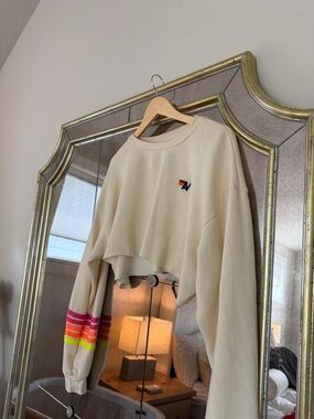 Aviator Nation Cropped Sweatshirt